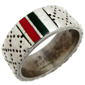 GUCCI SV925 Diamante Men's Ring, Silver 925, Size 15