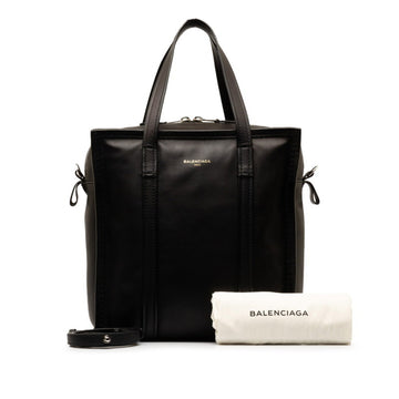 BALENCIAGA 443096 Women's Leather Shoulder Bag,Tote Bag Black