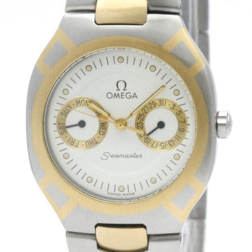 OMEGAPolished  Seamaster Polaris 18K Gold Steel Mens Watch 396.1022 BF571223