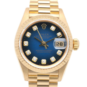 ROLEX Datejust Automatic Yellow Gold [18K] Women's Watch 69178