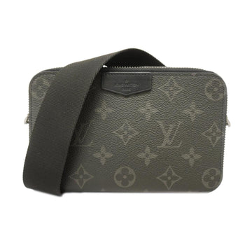 LOUIS VUITTON Shoulder Bag Monogram Eclipse Alpha Wearable Wallet NV M81260 Black Men's