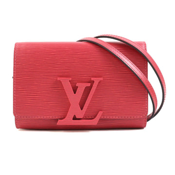LOUIS VUITTON Shoulder Bag Clutch Epi Pochette Louise PM Leather Pink Women's M41105
