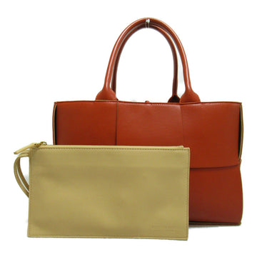 BOTTEGA VENETA Arco Tote Bag Orange leather 652867