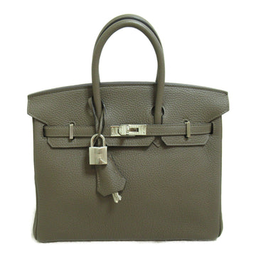 HERMES Birkin 25 handbag Gray Taupe Togo leather leather