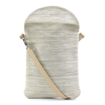 HERMES Shoulder Bag Pillow Vibrato Beige Silver Women's e58562f