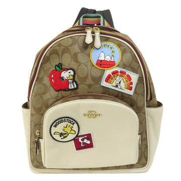 COACH C4115 Peanuts Collaboration Backpack/Daypack PVC Women's