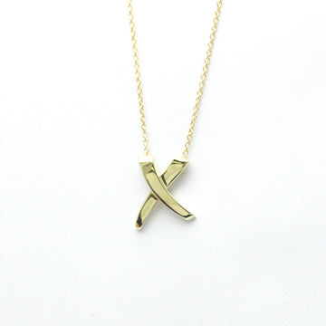 TIFFANY X [Kiss] Yellow Gold [18K] Women's Pendant Necklace