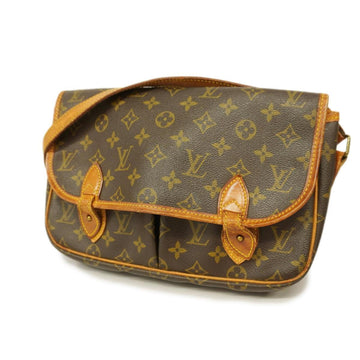 LOUIS VUITTON Shoulder Bag Monogram Gibessiere MM M42247 Brown Ladies