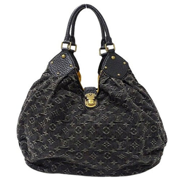 LOUIS VUITTON Bag Monogram Denim XL Women's Men's Handbag Shoulder Noir M95510 Black