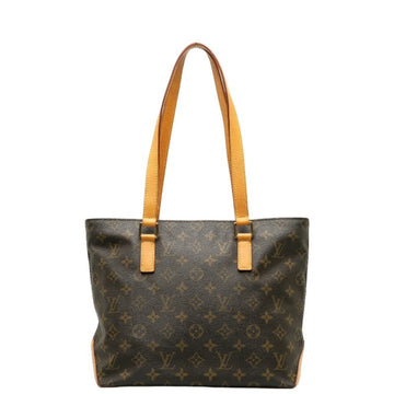 LOUIS VUITTON Monogram Hippo Piano Handbag Tote Bag M51148 Brown PVC Leather Ladies