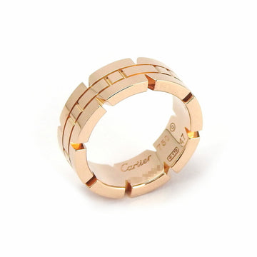 CARTIER Ring Tank Francaise 47 K18PG approx. 8.0g Pink Gold Women's