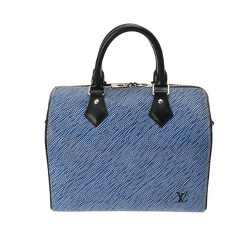 LOUIS VUITTON Epi Denim Speedy Bandouliere 25 Blue M51280 Women's Leather Handbag