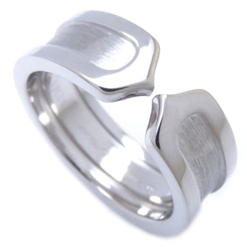 CARTIER C2 Ring Small #51 K18WG White Gold 095707