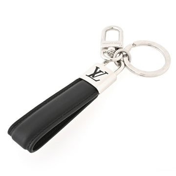 LOUIS VUITTON Keychain LV Padlock M00745 Silver/Noir [Black]