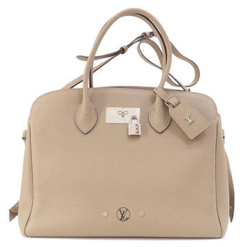 LOUIS VUITTON M51685 Mira MM Tourterelle Handbag Taurillon Leather Women's