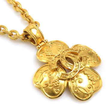 CHANEL Necklace Coco Mark Metal Gold Ladies