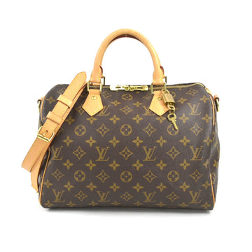 LOUIS VUITTON Handbag Shoulder Bag Monogram Speedy Bandouliere 30 Canvas Brown Women's M41112 99889f