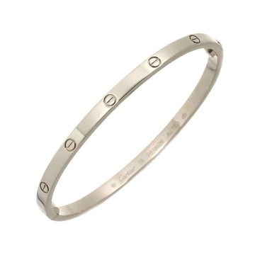 CARTIER Love Bracelet SM #16 K18 WG White Gold 750 Bangle