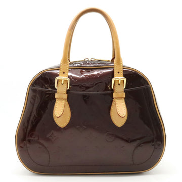 LOUIS VUITTON Monogram Vernis Summit Drive Handbag Tote Bag Patent Calf Amarante M93516