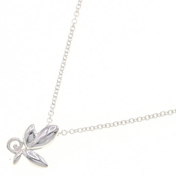 TIFFANY Necklace Paloma Picasso Olive Leaf Pendant SV Sterling Silver 925 Women's  & CO