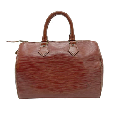 LOUIS VUITTON Epi Speedy Handbag, Leather, Kenya Brown, Men's, Women's, M43013, z0993
