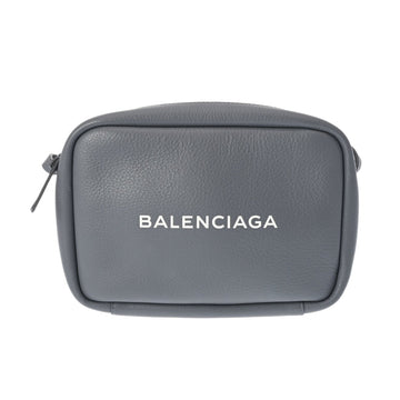 BALENCIAGA Everyday Grey 489812 Women's Calf Shoulder Bag