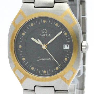 OMEGAPolished  Seamaster Polaris 18K Gold Steel Mens Watch 396.1022 BF572310