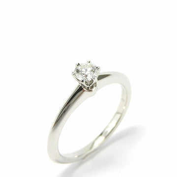 TIFFANY Ring, Pt950, approx. 3.9g, Platinum, Diamond, 1P, Engagement, Women's, &Co.