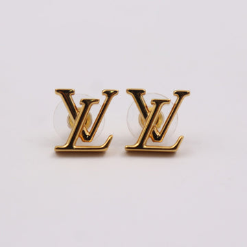 LOUIS VUITTON Boucle D'oreille LV Iconic Earrings M00610 Metal Gold