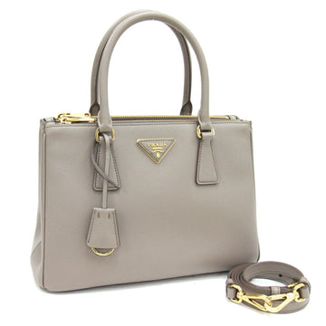 PRADA handbag Galleria Saffiano leather medium bag 1BA863 Braige triangle women's