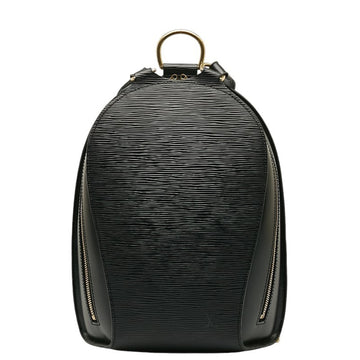 LOUIS VUITTON Epi Mabillon Rucksack Backpack M52232 Noir Black Leather Ladies