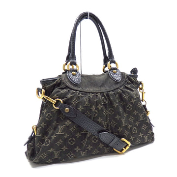 LOUIS VUITTON Handbag Monogram Denim Neo Cavi MM Women's M95351 Noir