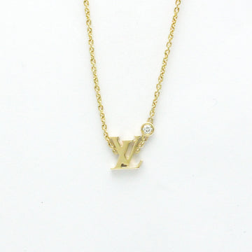 LOUIS VUITTON Idylle Blossom LV Pendant Yellow Gold And Diamond Q93626 Yellow Gold [18K] Diamond Women's Fashion Pendant Necklace Carat/0.03 [Gold]