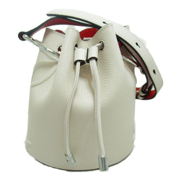 CHRISTIAN LOUBOUTIN Shoulder Bag Beige Calfskin [cowhide] 3235080F611