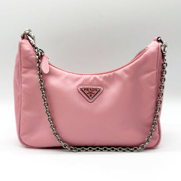 PRADA Shoulder Bag Handbag Re-Edition 2005 Re-Nylon Nylon Pink Ladies 1BH204