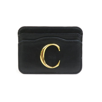 CHLOeChloe  Card Case Business Holder Pass Leather Black Women's h30219g