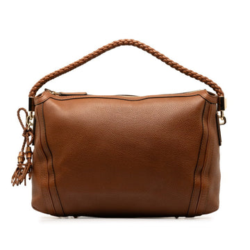 GUCCI Bag Handbag 269949 Brown Leather Women's