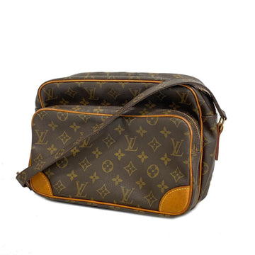 LOUIS VUITTON Shoulder Bag Monogram Nile M45244 Brown Ladies
