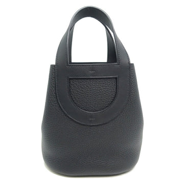 HERMES In the Loop 18 B stamp 2023 Women's handbag Taurillon Clemence Noir [Black]