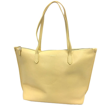 FURLA Tote Bag Luce L Size 1049156 Leather Lemon Yellow GIALLO h [Yellow / 1049155] Can store files