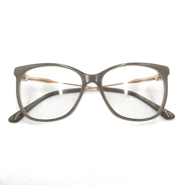 JIMMY CHOO Date Glasses Glasses Frame Gray Gold Stainless Steel Plastic 313 6RI[53]