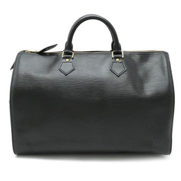 LOUIS VUITTON Epi Speedy 35 Handbag Boston Bag Leather Noir Black M42992