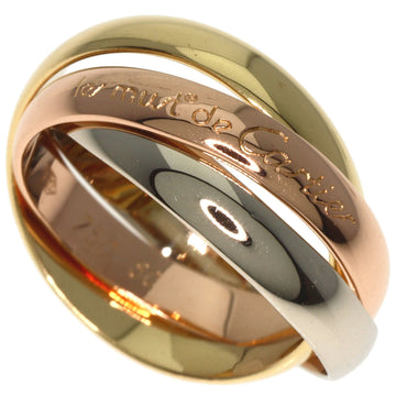 CARTIER Trinity #50 Ring, K18 Yellow Gold/K18WG/K18PG, Women's,