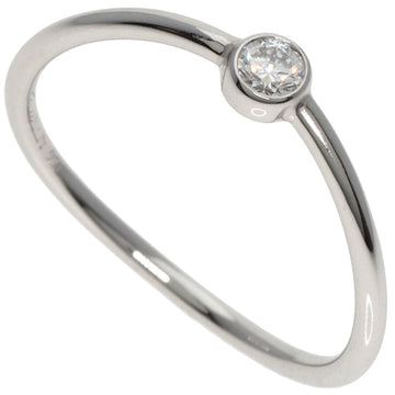 TIFFANY Wave 1P Diamond Ring, Platinum PT950, Women's, &Co.