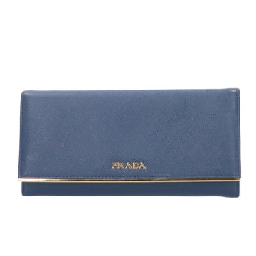 PRADA Saffiano Long Wallet Leather 1M1132 Women's  BRB10000000120767