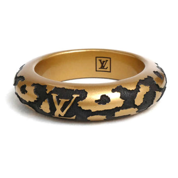 LOUIS VUITTON Wood Lacquer Bracelet Leo Monogram Bangle M65964 27.1g Women's