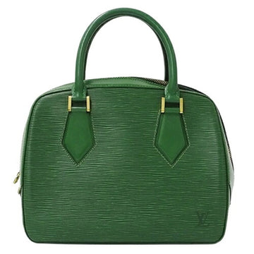 LOUIS VUITTON Epi Women's Handbag Sablon Borneo Green M52044