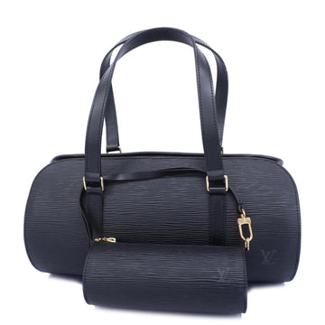 LOUIS VUITTON Handbag Epi Soufflot M52222 Noir Ladies