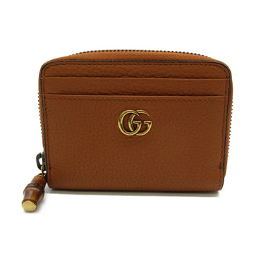 GUCCI coin purse Brown leather 739500AABXM2176