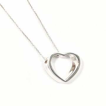 TIFFANY&Co.  Geometric Heart Necklace, Silver 925, Silver, Women's